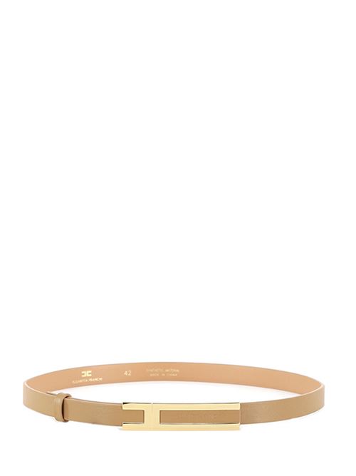 LOGO BELT ELISABETTA FRANCHI | CT76S56E2032 Camel